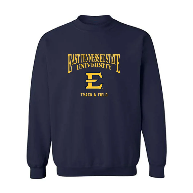 East Tennessee State - NCAA Women's Track & Field : Alexis Carter - Classic Shersey Crewneck Sweatshirt Hoodie with Turtle Neck Cozy Winter