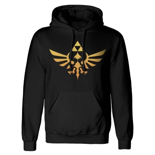 The Legend Of Zelda Unisex Adult Hyrule Logo Pullover Hoodie Besom Neck Pullover