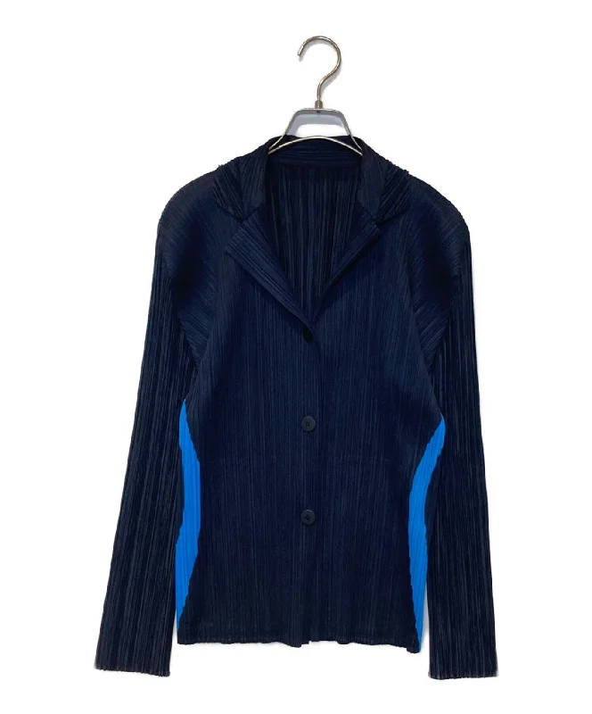 [Pre-owned] PLEATS PLEASE Pleated Cardigans/Tailored Jackets PP43-JD874 Fleece Cardigan Nylon Polyester