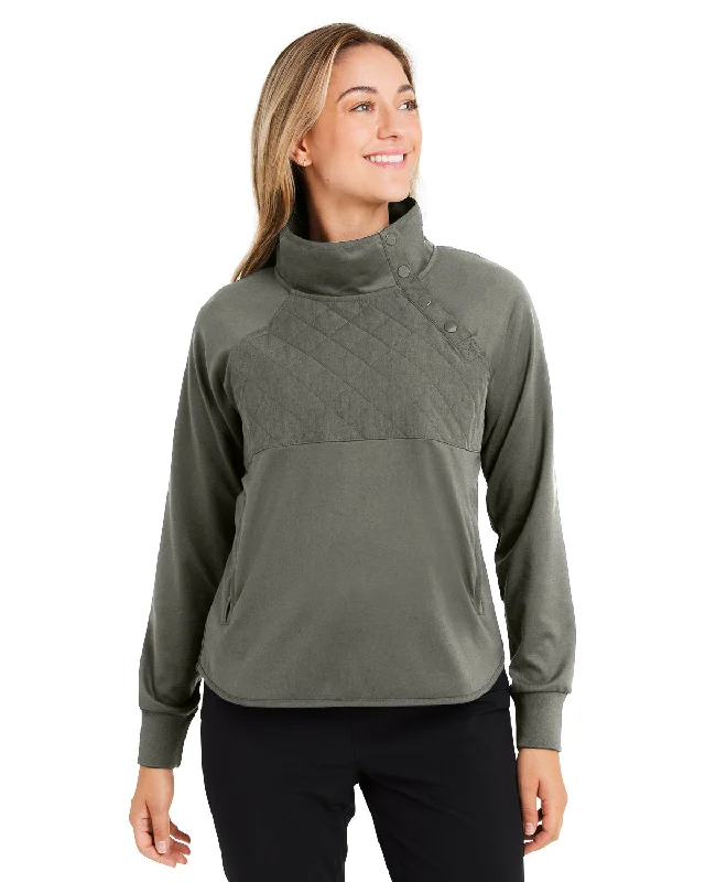 Swannies Golf SWE400L Ladies' Ellis Pullover Bishop Sleeve Elegant