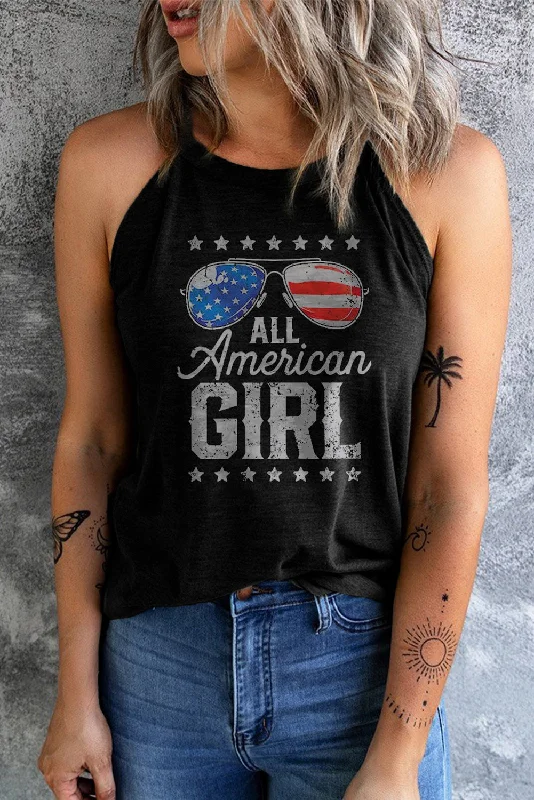 All American Girl Ladies Tank Top strapless tank top