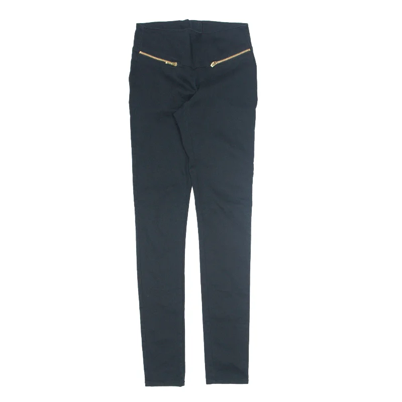 VERO MODA Trousers Blue Relaxed Skinny Womens W26 L32 Trousers sophisticated sleek