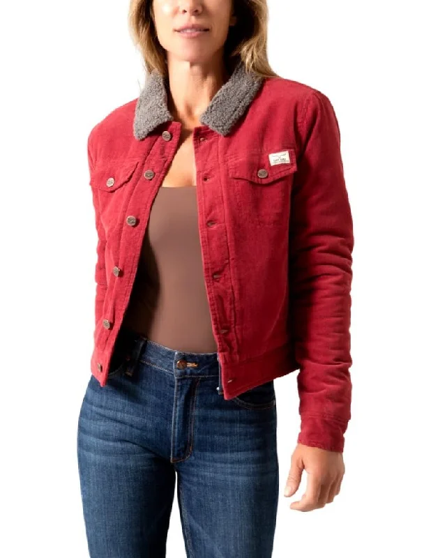 Kimes Ranch Women's Winslow Sherpa Rust Cord Jacket Striped Jacket Polka Dot Jacket Floral Jacket Kimes Ranch Women's Winslow Sherpa Rust Cord Jacket Striped Jacket Polka Dot Jacket Floral Jacket