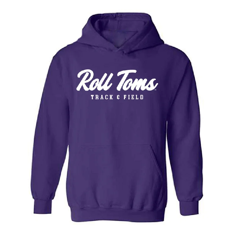 UST - NCAA Women's Track & Field : Kendall Hagness - Hooded Sweatshirt Hoodie with Lining Warm Insulated