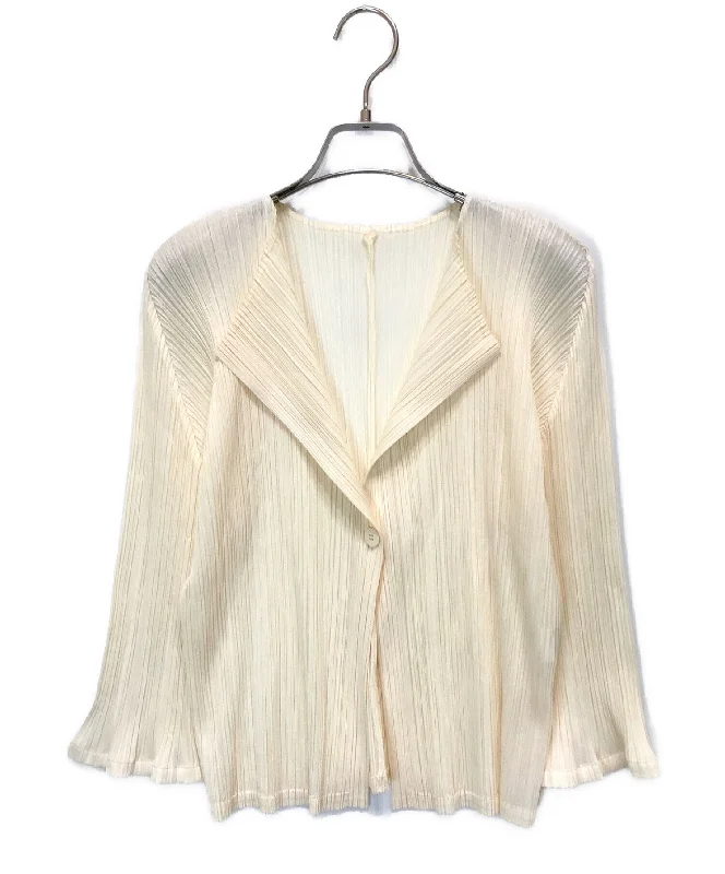 [Pre-owned] PLEATS PLEASE pleated cardigan PP63-J0125 Machine Wash Dry Clean Hand Wash
