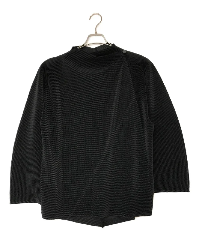 [Pre-owned] ISSEY MIYAKE pleated cardigan IM22FD921 Modern Contemporary chic