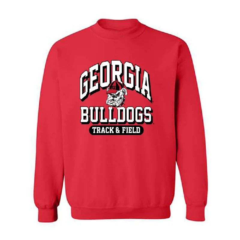 Georgia - NCAA Women's Track & Field : Danah Nembhard - Classic Shersey Crewneck Sweatshirt Hoodie with Raw Hem Edgy Unfinished