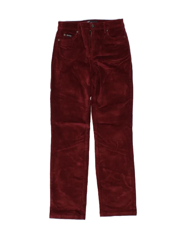 ARIZONA Womens Straight Corduroy Trousers UK 8 Small W28 L29 Maroon Trousers Business Professional ARIZONA Womens Straight Corduroy Trousers UK 8 Small W28 L29 Maroon Trousers Business Professional