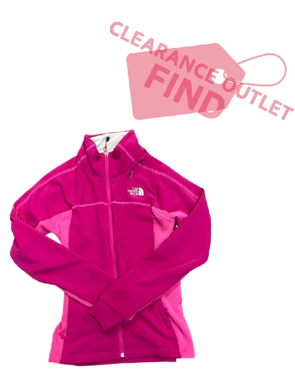 Pink The North Face ACTIVE Jacket Women's Denim Jacket Leather Jacket Suede Jacket