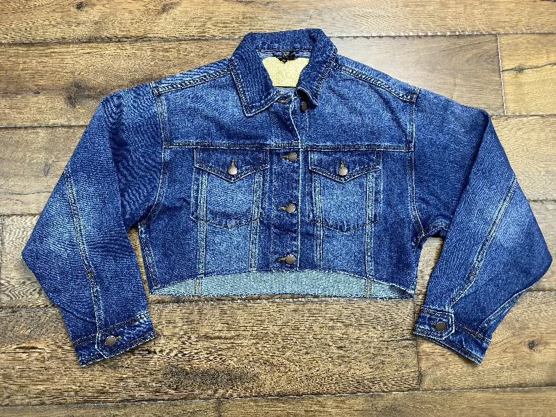 Final Sale ✨Hey Cowboy Cropped Denim Jacket Snapped Jacket Toggled Jacket Drawstring Jacket Final Sale ✨Hey Cowboy Cropped Denim Jacket Snapped Jacket Toggled Jacket Drawstring Jacket