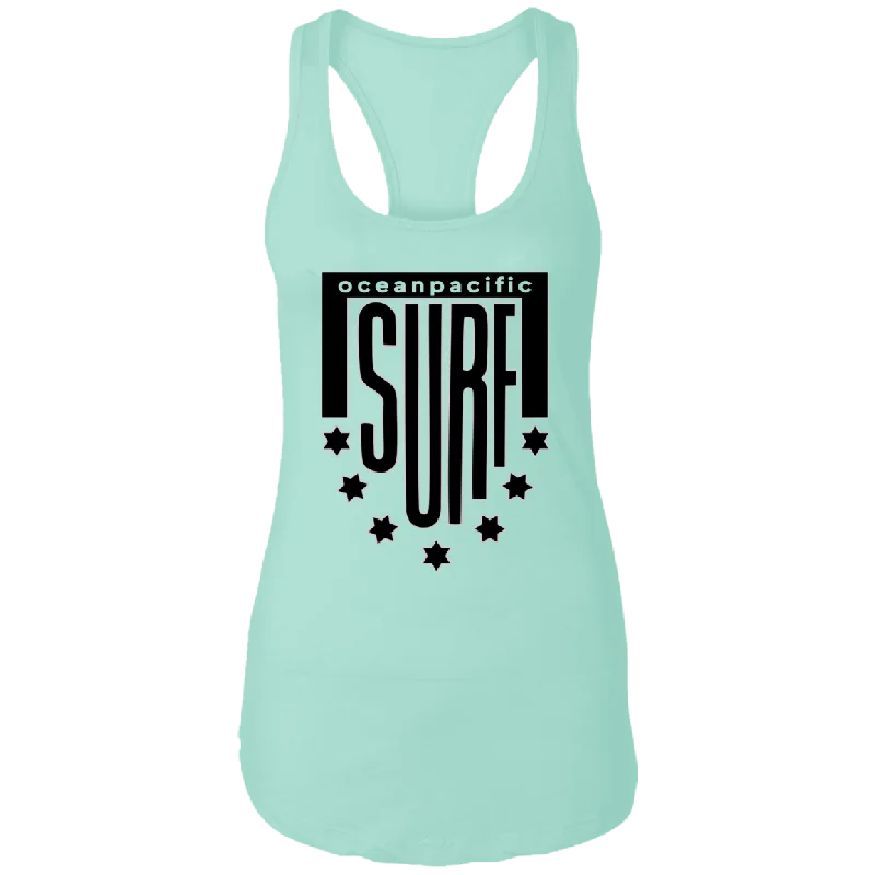 Surf Star Racerback Tank peekaboo tank top