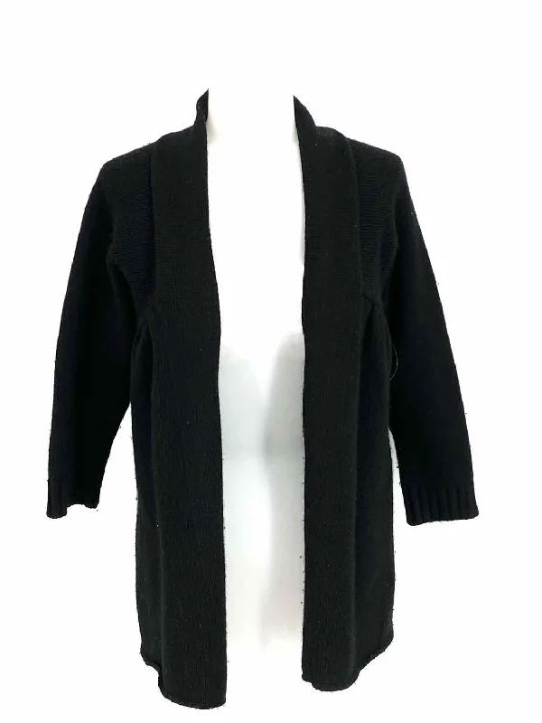 Vince Women's Black Open Front Cashmere Knit Size M Cardigan Long Cardigan Short Cardigan Medium Cardigan Vince Women's Black Open Front Cashmere Knit Size M Cardigan Long Cardigan Short Cardigan Medium Cardigan