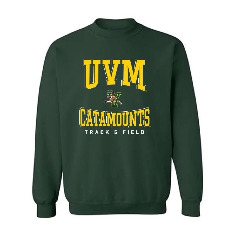 UVM - NCAA Women's Track & Field : Megan Gensel - Classic Shersey Crewneck Sweatshirt Hoodie with Typography Text Message