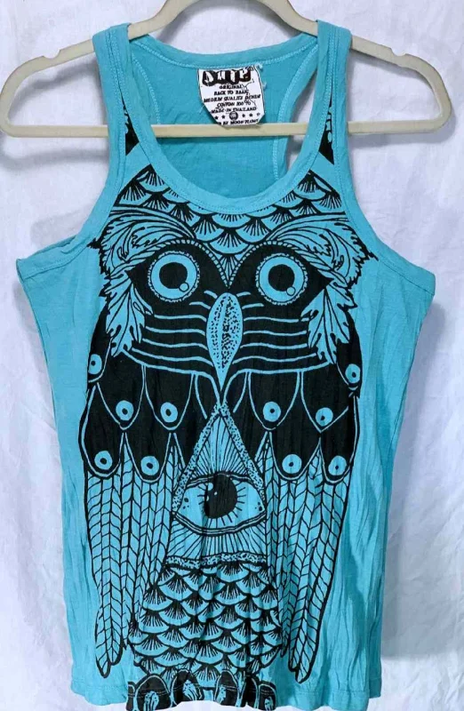 Women's Owl Tank Top vibrant tank top