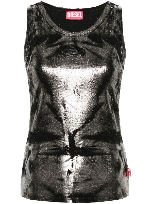 DIESEL T-LYNYS-P1 TANK TOK floral tank top