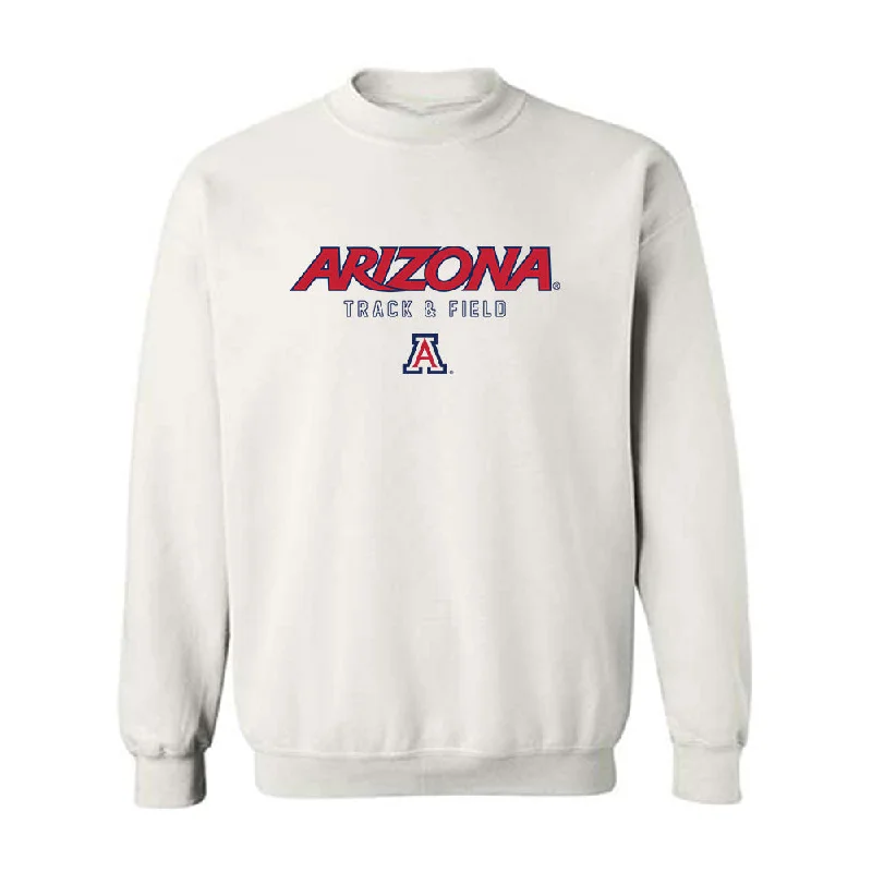 Arizona - NCAA Women's Track & Field : Malaya Abueg - Sports Shersey Crewneck Sweatshirt Hoodie with High Neck Warm Protective