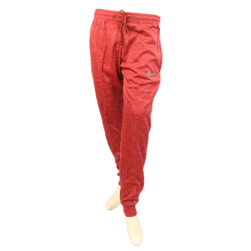 Women's Trouser - Maroon Trousers Fleece Cozy