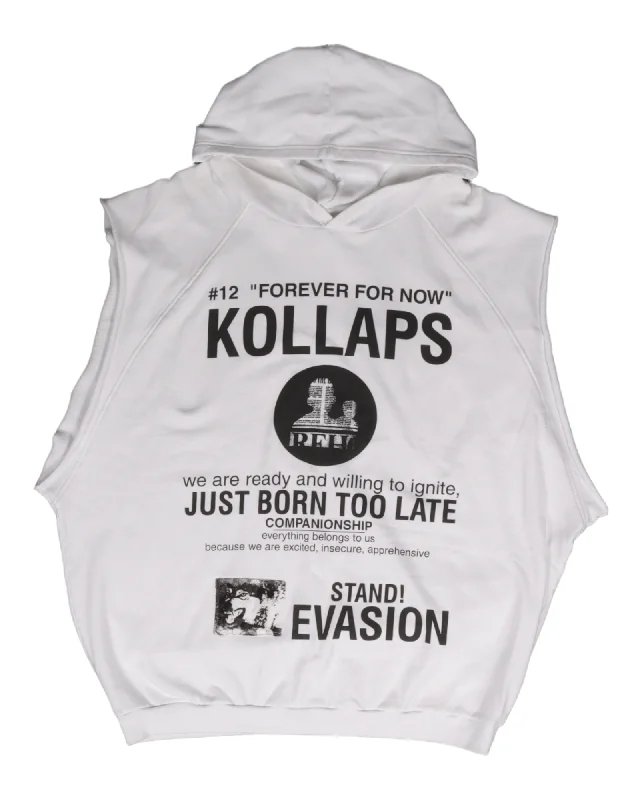 Redux Kollaps Sleeveless Hoodie Hoodie with Ribbed Cuffs Snug Fit Comfort
