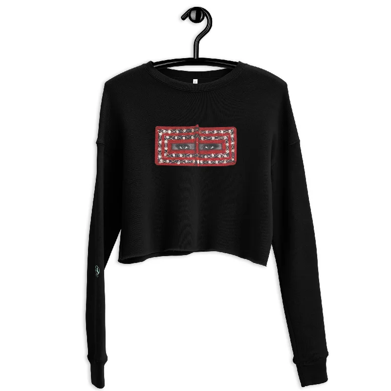 BORQE Women's Crop Sweatshirt Hoodie with Logo Branding Identity