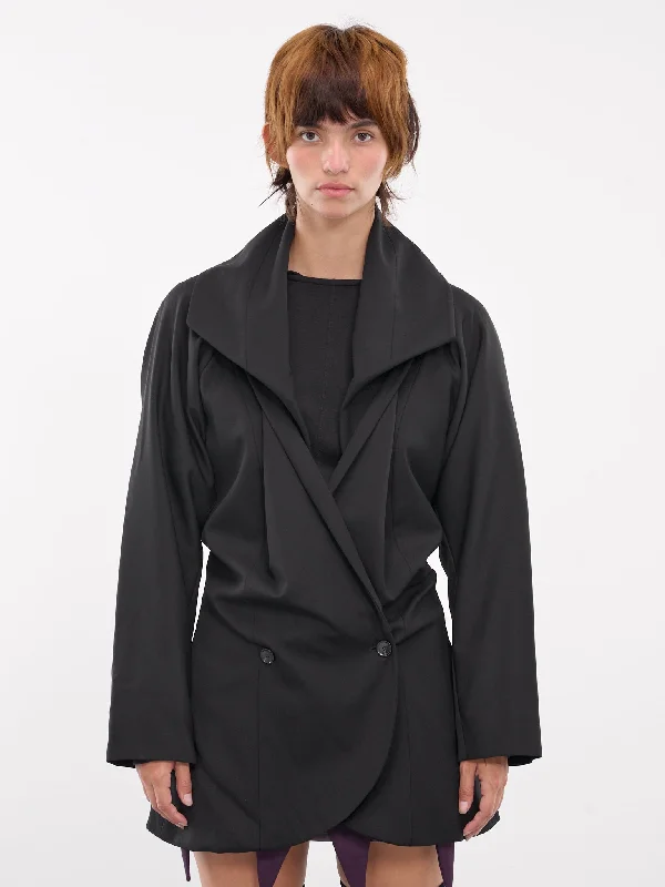 Venari Tailored Jacket (J01-16-CROW-BLACK) Fleece Jacket Down Jacket Parka