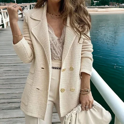 Riza® | Beautiful plain-colored cardigan with long sleeves Mesh Cardigan Canvas Denim Riza® | Beautiful plain-colored cardigan with long sleeves Mesh Cardigan Canvas Denim