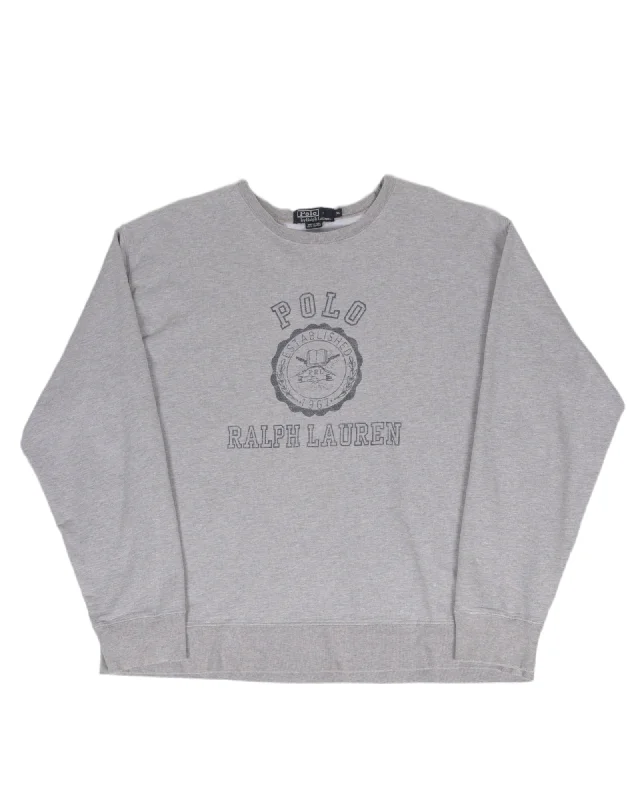 Polo by Ralph Lauren Sweatshirt Hoodie with Velcro Closure Adjustable Secure