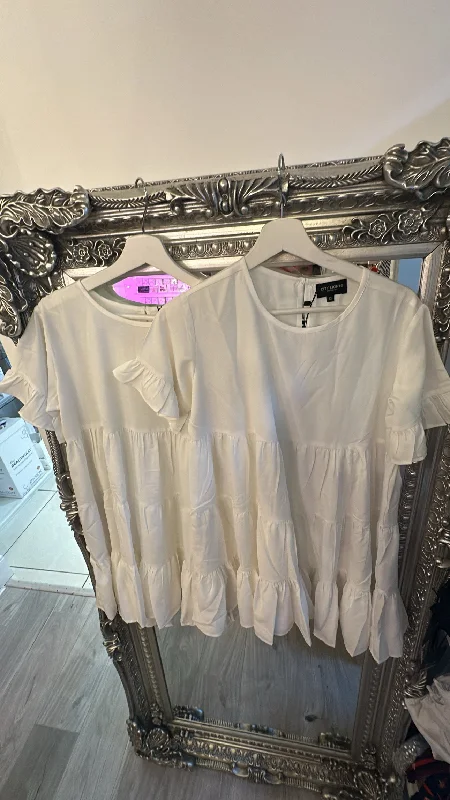 White frill top/dress