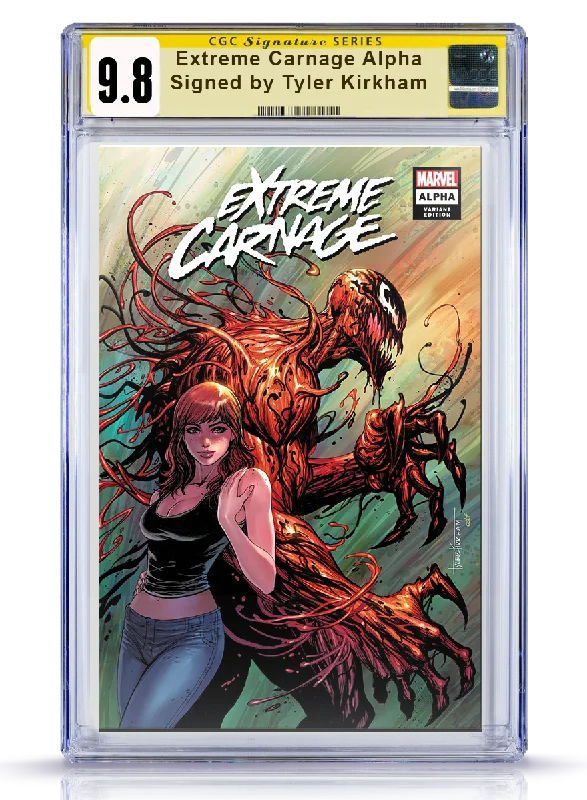 Extreme Carnage Tyler Kirkham CGC Signature Series 9.8 Trade Dress