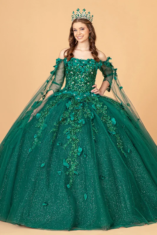 Off Shoulder Long Quinceniera Dress