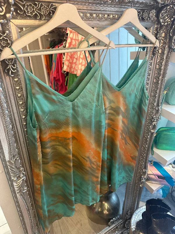 Tye dye strappy dress
