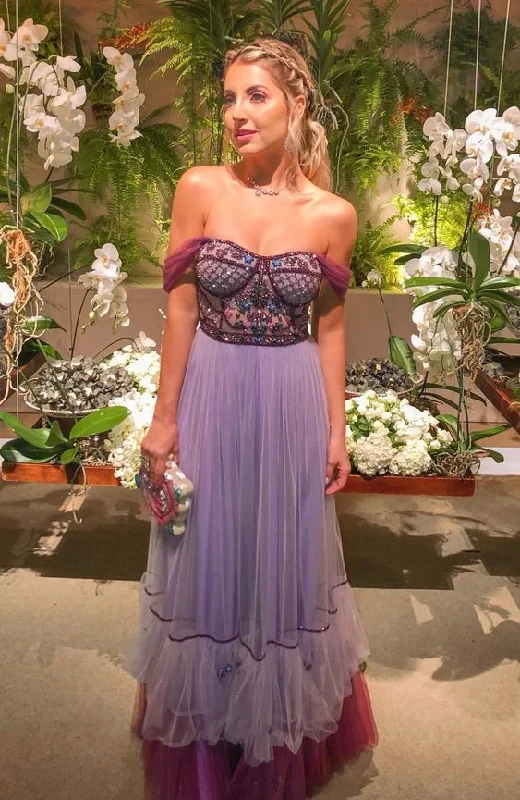 Long Prom Dress, off the shouder Dance Dress   cg13004