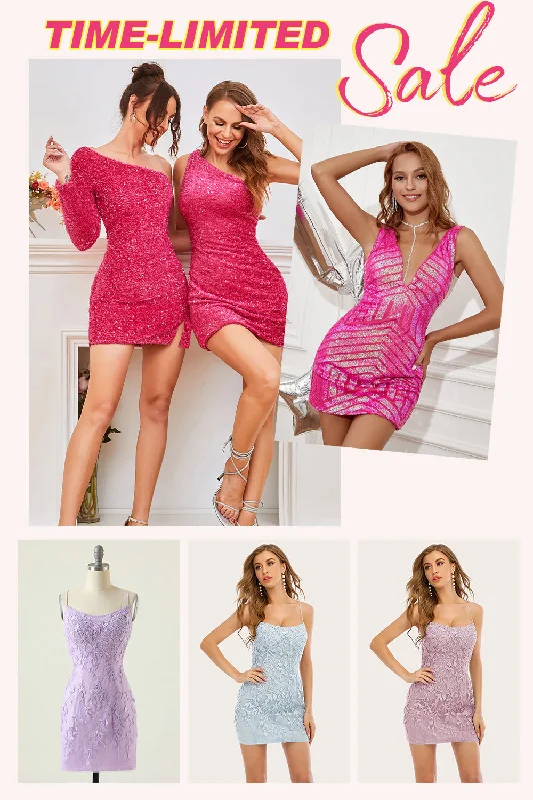 Time-Limited Sale For Short Homecoming Dress (1 pc - Random Style & Color)