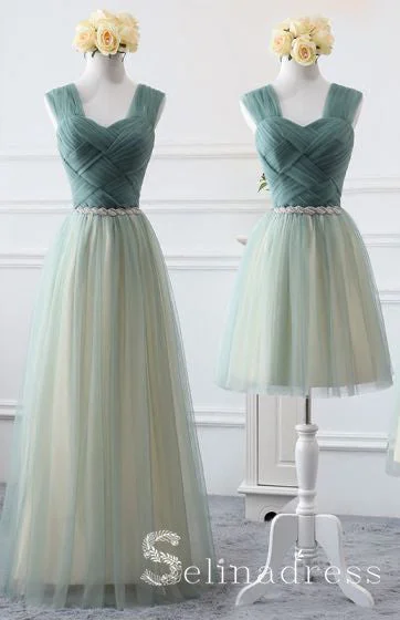 Affordable Green Sage Bridesmaid Dresses Cheap Princess Rhinestone Sash Wedding Party Dresses BRK013 Tunics Modern contemporary Affordable Green Sage Bridesmaid Dresses Cheap Princess Rhinestone Sash Wedding Party Dresses BRK013 Tunics Modern contemporary