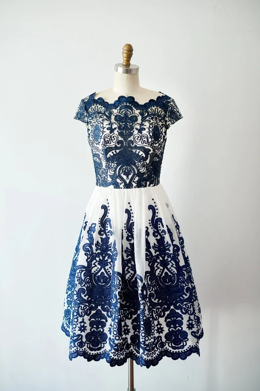 Cap Sleeves Navy Blue Lace chiffon Wedding Bridesmaid Dress Evening Dress Tunics Wedding white Cap Sleeves Navy Blue Lace chiffon Wedding Bridesmaid Dress Evening Dress Tunics Wedding white