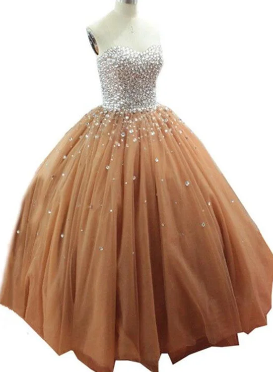 Gorgeous Ball Gown Party Dress,Sparkle Prom Dress Tunics Winter warm