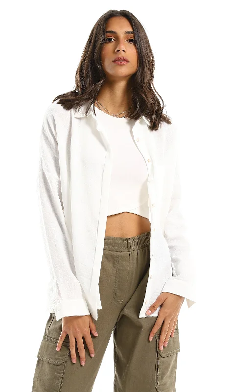 98247 Side Patched Pocket Hidden Buttons Off White Shirt Knit Fabric Woven Fabric Fleece Fabric 98247 Side Patched Pocket Hidden Buttons Off White Shirt Knit Fabric Woven Fabric Fleece Fabric