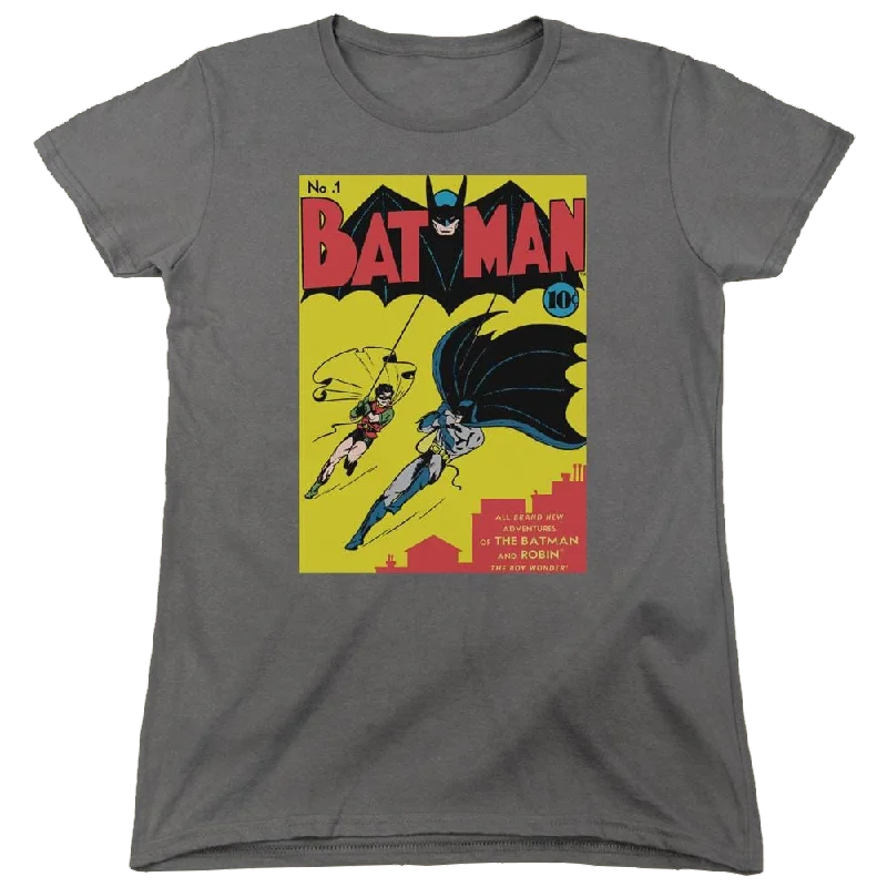Batman Batman First - Women's T-Shirt Hooded Caped Shawl Collar