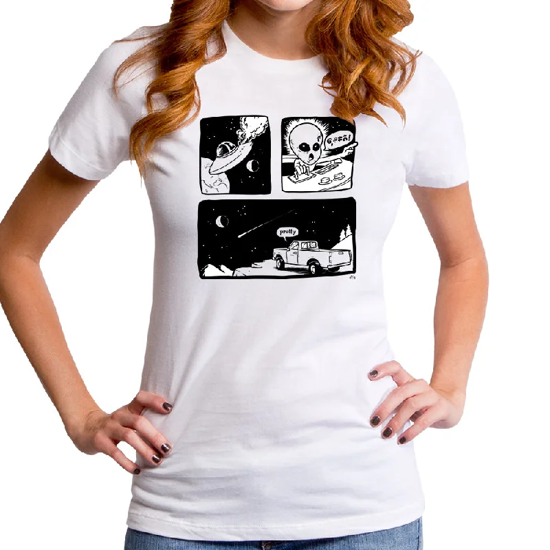 Shooting Star Women's T-Shirt Elasticated Padded Insulated