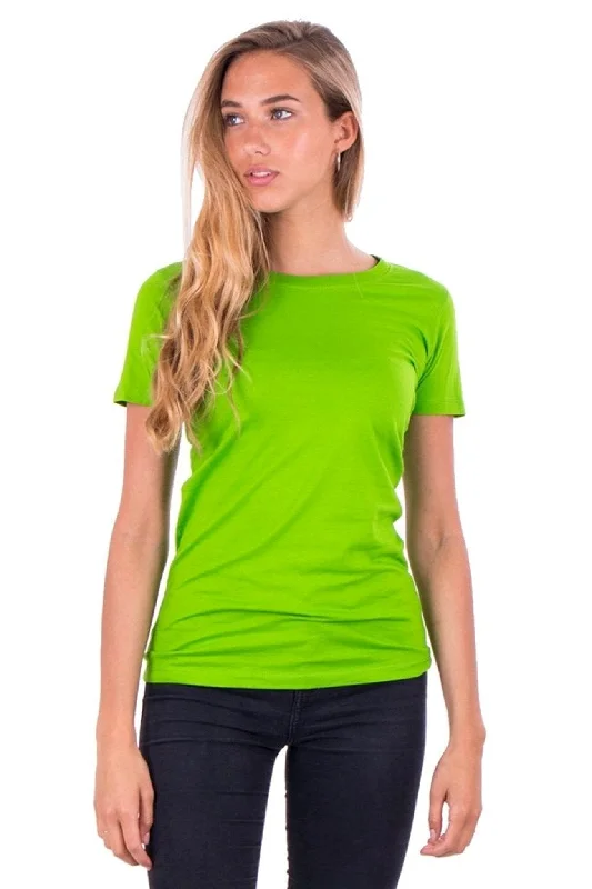 Fitted t-shirt - Limegrøn Oversized T-Shirt Spandex breathable