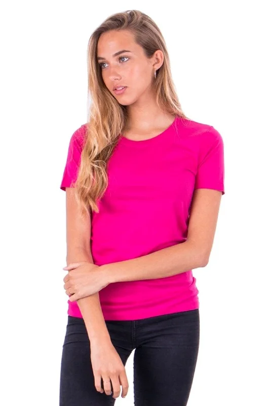 Fitted t-shirt - Pink Thin T-Shirt Open Front Quick Dry