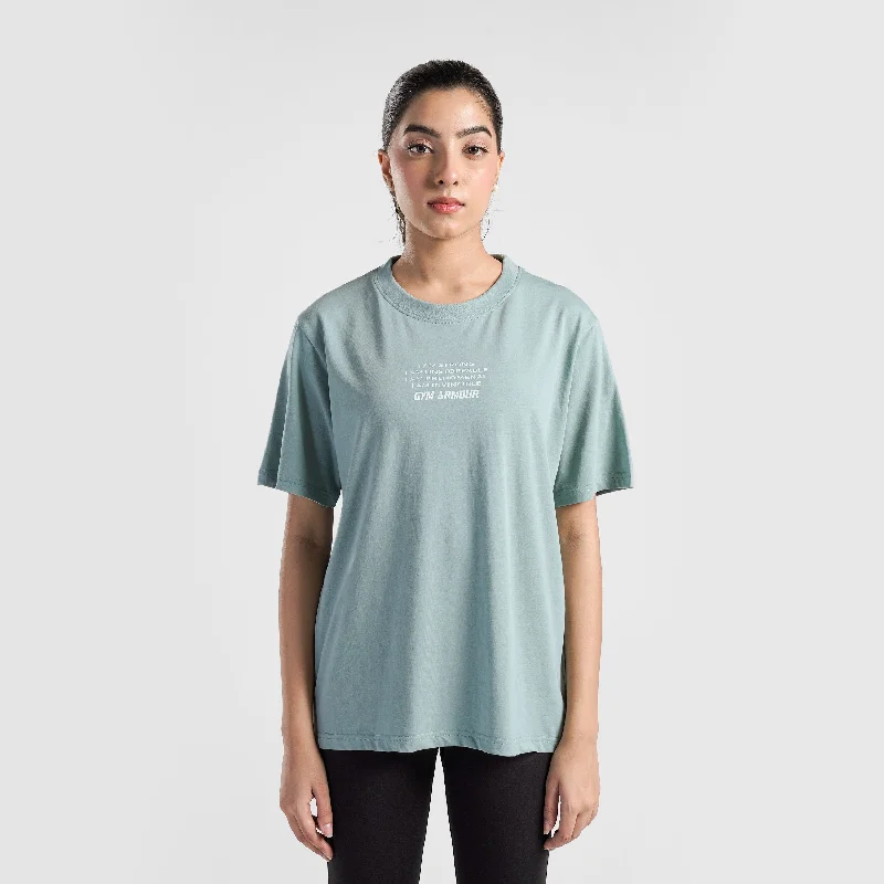 GA Unstoppable Tee (Mint) Collared T-Shirt Boat Neck A-Line