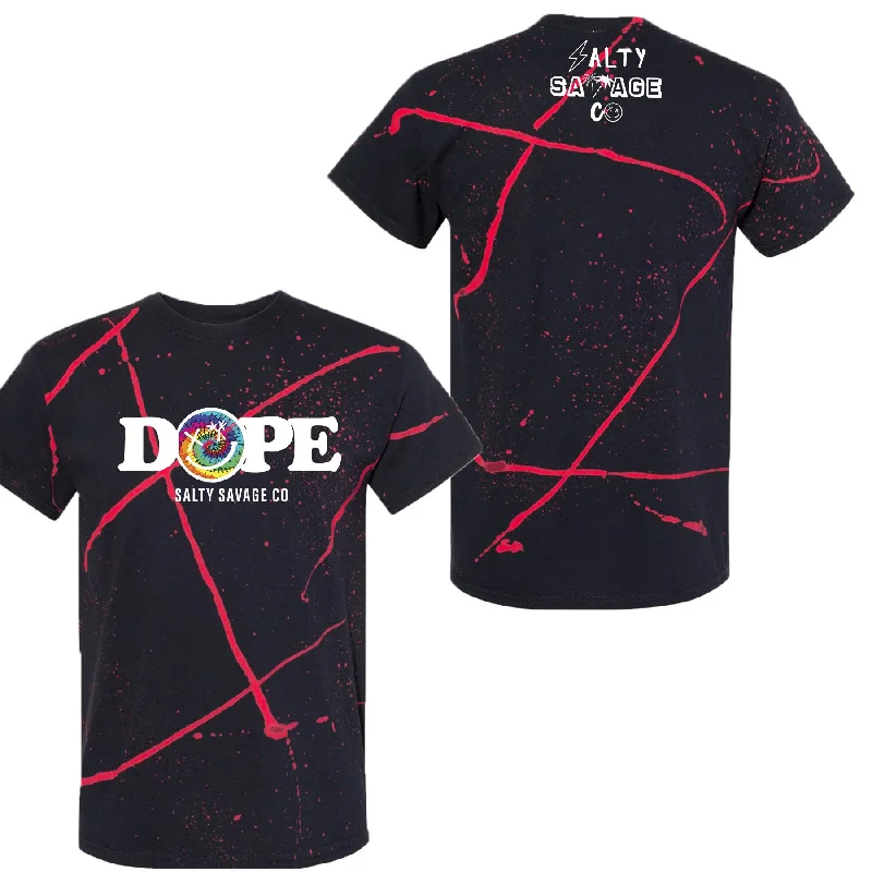 Black Red Splatter