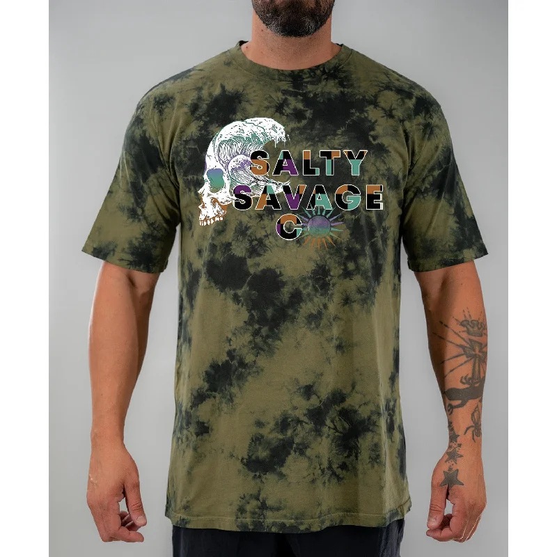 Olive/Black Tie Dye